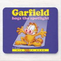 Garfield nimmt den Scheinwerfer Mousepad in Beschl mauspads