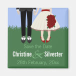 Garten-Hochzeit, Save the Date Magnete