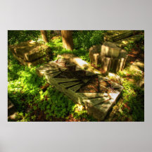 Garten von Gedächtnis 009 Plakatdruck