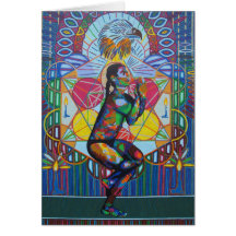 Garudasana - 2011 as greeting card karte