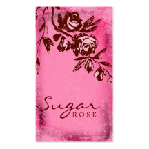 GASCHROMATOGRAPHIE | Rouge-Zuckercreme-Rose Visitenkarten