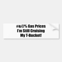 #&@% Gaspreise Im noch kreuzend mein Tbucket Auto Sticker