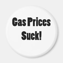 Gaspreise sind zum Kotzen! Kühlschrankmagnet