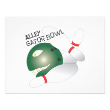 Gassen-Alligator Bowl.ai Ankündigungskarten
