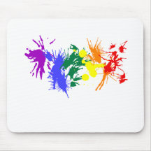 Gay Pride-Farbe Mauspads