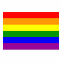 Gay Pride-Flagge/Regenbogen-Flagge Fotofigur