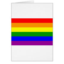 Gay Pride-Flagge/Regenbogen-Flagge Grußkarten