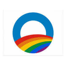 Gay Pride Obama Postkarten