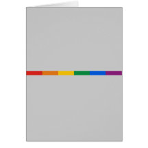 Gay Pride-Streifen Karten
