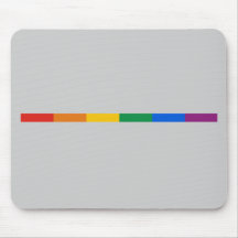 Gay Pride-Streifen Mauspads