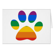 Gay Pride-T-Shirt Karte