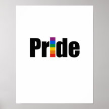 Gay Pride-T-Shirt Posterdruck