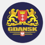 Gdansk COA Runde Aufkleber