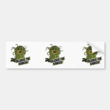 geben Sie das kraken frei Autosticker