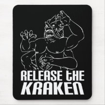 Geben Sie das Kraken frei Mauspad