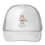 Geben Sie einen Schrei recyceln Hut Baseball Caps