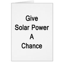 Geben Sie SolarPower eine Möglichkeit Grußkarten