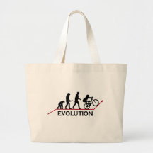 Gebirgsfahrrad-Evolution Leinentasche