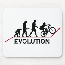 Gebirgsfahrrad-Evolution Mousepads