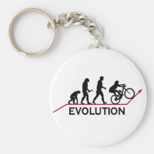 Gebirgsfahrrad-Evolution Schlüsselanhänger