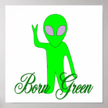 Geborenes Grün Poster