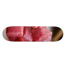 Gebratenes Schmelz-Nahrungsmittelabendessen bereit Individuelle Skateboards