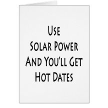Gebrauchs-SolarPower und Sie erhalten heiße Daten Grußkarten