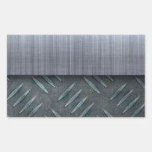 Gebürstete Metalldiamant-Platten-Schablone Rechteckige Sticker