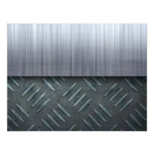 Gebürstete Metalldiamant-Platten-Schablone Ankündigungskarte