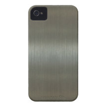 Gebürstetes Aluminium iPhone 4 Cover