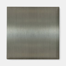 Gebürstetes Aluminium Kühlschrankmagnet