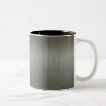 Gebürstetes Aluminium Tee Tasse