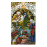 "Geburt Christis-Szene " Visitenkarten Vorlage