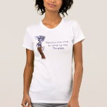 Gebürtiges Schnee-Leopard-T-Shirt