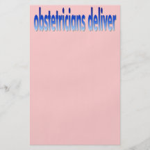 Geburtshelfer liefern Wortspiel Flyer Druck