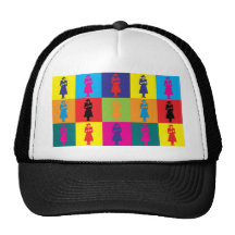 Geburtshilfe-Pop-Kunst Baseballcaps