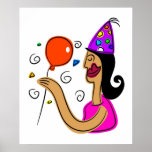 Geburtstags-Party Plakatdrucke