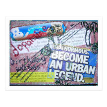 Geburtstags-urban- legendcollage postkarten