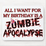 Geburtstags-Zombie-Apokalypse Mauspads