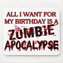 Geburtstags-Zombie-Apokalypse Mauspads