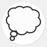 Gedanken-Blase Sticker