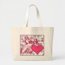 Geek-Liebe Leinentaschen