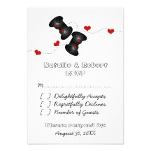Geeky Gamers, welche die Wartekarte Wedding sind ( Personalisierte Einladung