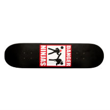 Gefahr Ninjas Personalisiertes Skateboarddeck