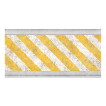 Gefahr Stripes warnendes Muster Photo Karten Vorlage