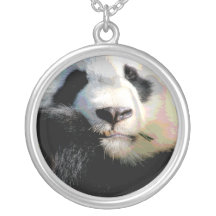 Gefährdete Panda-Bärn-Tier-Halskette