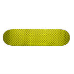 Gefährliches schwarzes radioaktives Zeichen auf ge Personalisierte Skateboards
