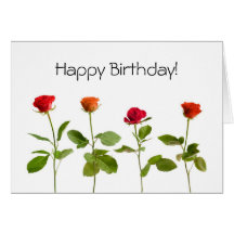 Gefaltete Karte alles Gute zum Geburtstag