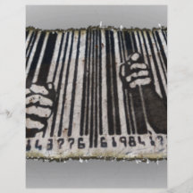 GEFÄNGNIS-GEFÄNGNIS-BAR-CODE INDIVIDUELLE FLYER