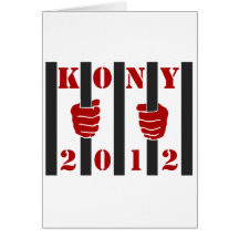 Gefängnis Kony 2012 Endjosephs Kony Grußkarten